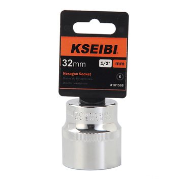 KSEIBI CRV 1/2inch Drive Hexagon individual Socket